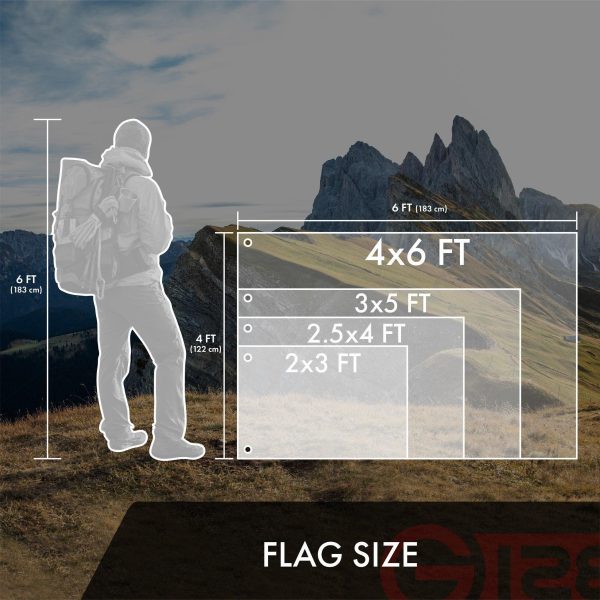 Thin Red Line Flag 210D Embroidered Polyester 3x5 Ft - Image 7