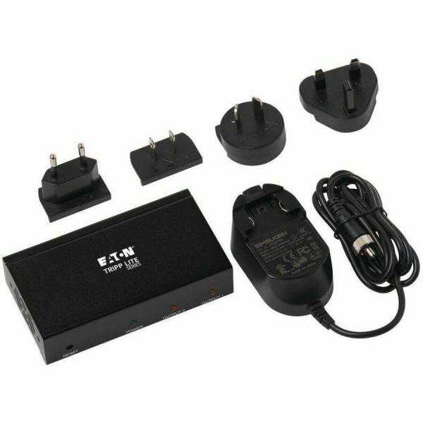 Eaton Tripp Lite Series 2-Port HDMI Splitter - 4K @ 60 Hz, 4:4:4, Multi-Resolution Support, HDR, HDCP 2.2, TAA - Image 2