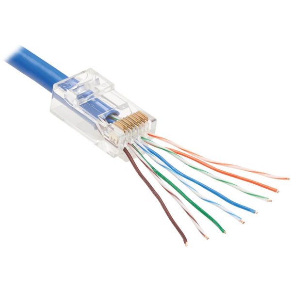 Eaton Tripp Lite Series Cat6 RJ45 Pass-Through UTP Modular Plug, 50 Pack, TAA - Image 7