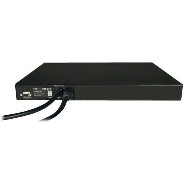 Eaton Tripp Lite Series 1.4kW Single-Phase Local Metered Automatic Transfer Switch PDU, 2 120V 5-15P 15A Inputs, 8 5-15R Outputs, 1U, TAA - Image 2