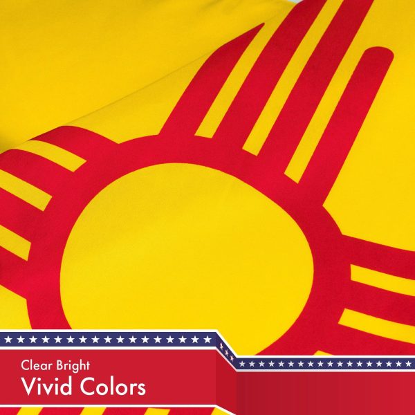 New Mexico State Flag 150D Printed Polyester 3x5 Ft - Image 3