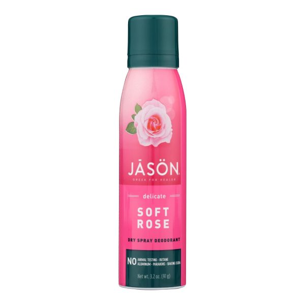 Jason Natural Products - Deod Spry Soft Rose - EA of 1-3.2 OZ