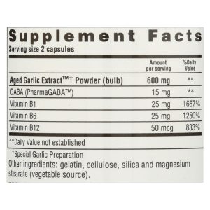 Kyolic - Stress and Fatigue Relief Formula 101 - 100 Capsules