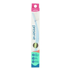Preserve Toothbrush is a Travel Case Ultra Soft - 6 Pack - Assorted Colors