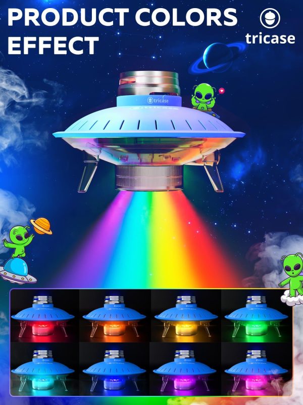 Premium Portable Blue Hookah Set   Blue Hookah Set UFO With Everything - Image 3