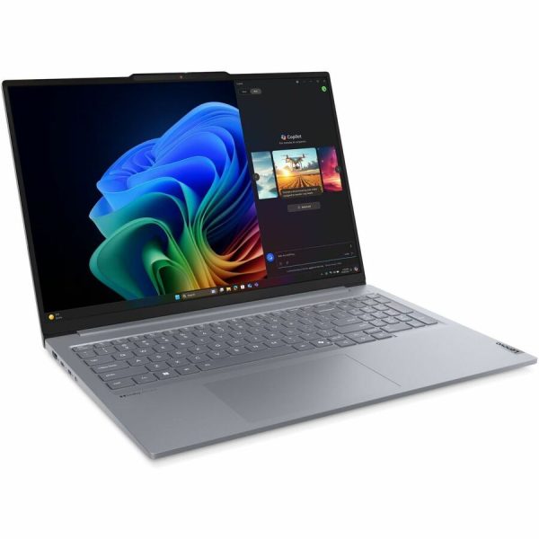Lenovo ThinkBook 16 G7 QOY 21NH000JUS 16" Copilot+ PC Notebook - WUXGA - Qualcomm Snapdragon X Plus X1P-42-100 - 16 GB - 512 GB SSD - English (US) Keyboard - Luna Gray - Image 4