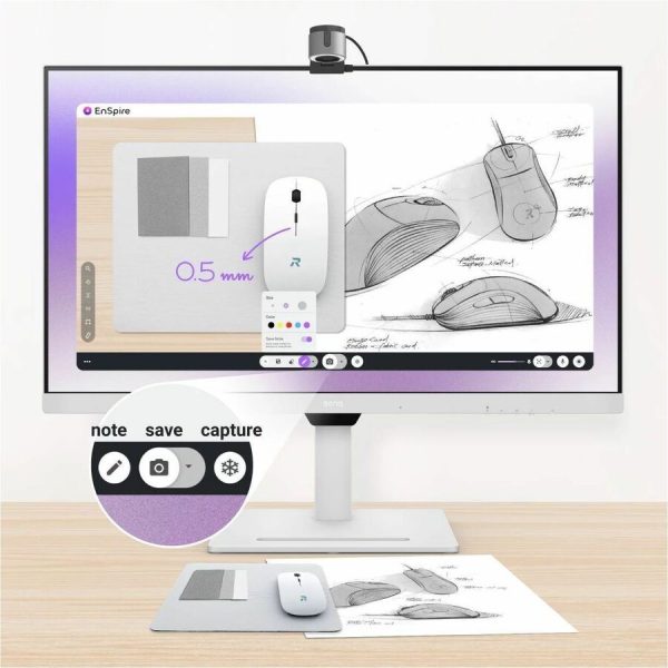 BenQ GW3290QT 32" Class WQHD LED Monitor - 16:9 - White - Image 10
