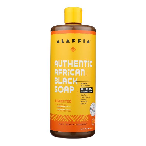 Alaffia - African Black Soap - Unscented - 32 fl oz. - Image 2