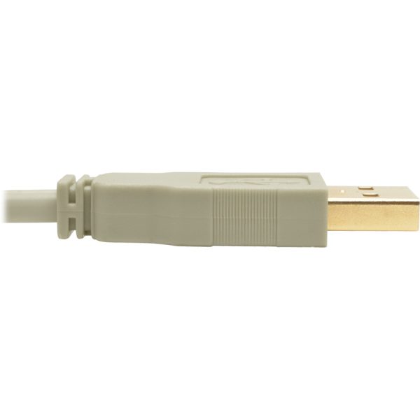 Eaton Tripp Lite Series USB 2.0 A to B Cable (M/M), Beige, 15 ft. (4.57 m) - Image 5