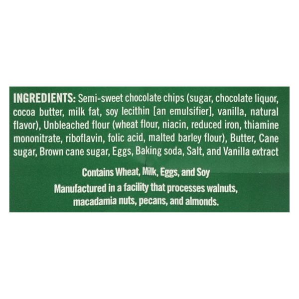 Tate's Bake Shop Double Chocolate Chip Cookies - Case of 12 - 7 oz.