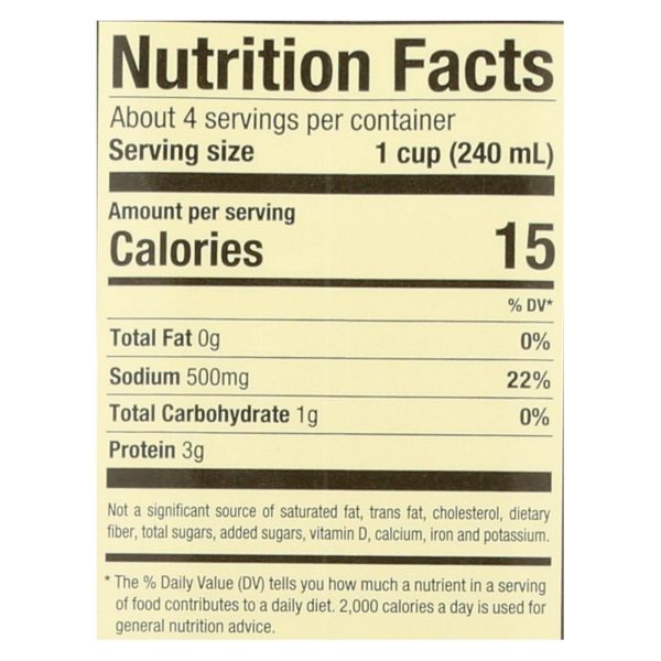 Pacific Natural Foods Beef Broth - Case of 12 - 32 Fl oz. - Image 2