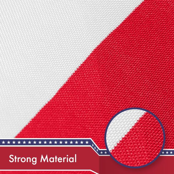 Washington DC City Flag 3x5 Ft 5-Pack 150D Printed Polyester By G128 - Image 4