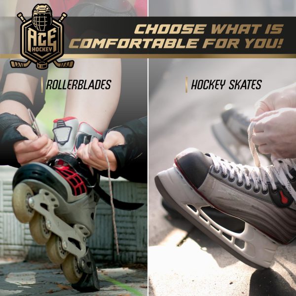 ACE HOCKEY Skateable Double Sided Synthetic Ice Hockey Tiles   Simulates Real Ice   Professional Quality Superior Training Platform for Skating Shooting Passing and Stickhandling   30 sq. ft. - Image 6