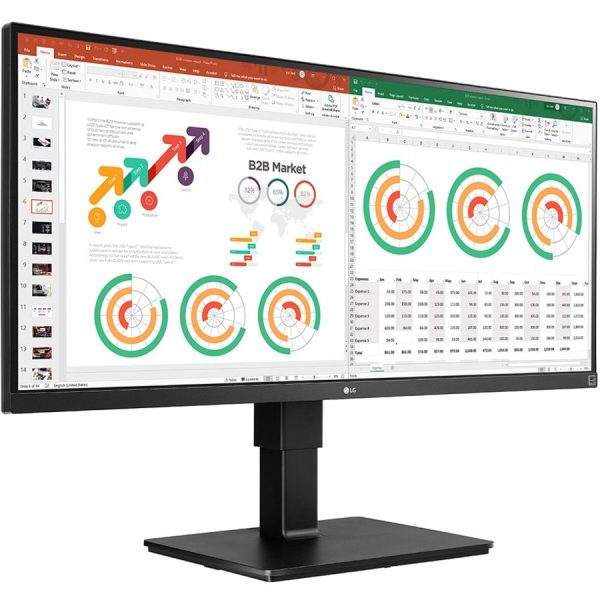 LG Ultrawide 34BN770-B 34" Class QHD LCD Monitor - 21:9 - Matte Black - Image 14