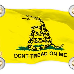 G128 Gadsden Don't Tread On Me Flag | 3x5Ft | LiteWeave Pro Printed 150D Polyester, 4 Corner Brass Grommets | Historical Flag, Vibrant Colors, Perfect For Balcony, More Durable Than 100D 75D Polyester