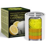 AquaHomeGroup Vitamin C   E   A Shower Filter Replacement Cartridge with Aroma Granules (Lemon)   Removes Chlorine Supports Skin & Hair Health   Compatible with Similar 15 20 Stage Filters
