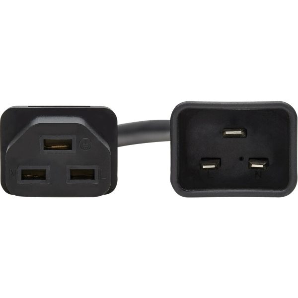 Eaton Tripp Lite Series Power Cord, C20 to C21 - Heavy-Duty, 20A, 250V, 12 AWG, 6 ft. (1.83 m), Black - Image 2