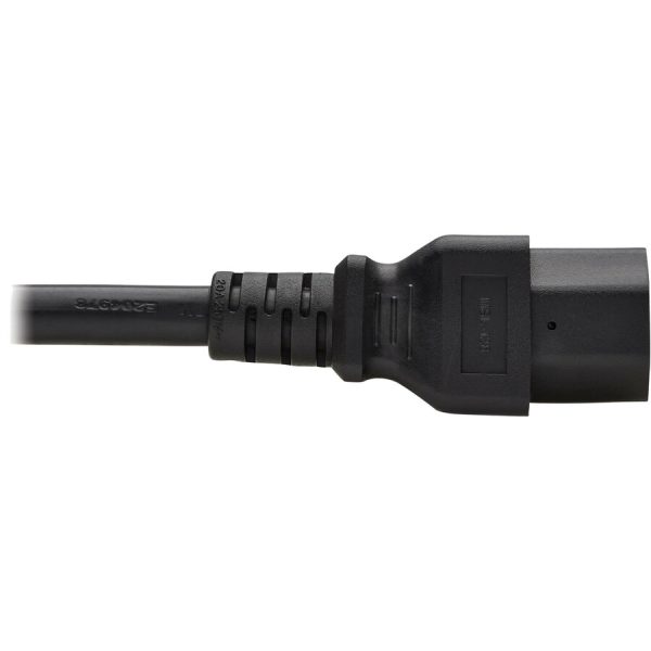 Eaton Tripp Lite Series Power Cord, C20 to C21 - Heavy-Duty, 20A, 250V, 12 AWG, 6 ft. (1.83 m), Black - Image 4