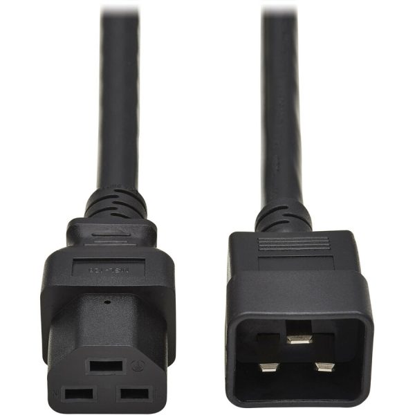 Eaton Tripp Lite Series Power Cord, C20 to C21 - Heavy-Duty, 20A, 250V, 12 AWG, 6 ft. (1.83 m), Black - Image 7