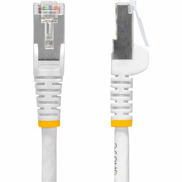 StarTech.com 40ft White CAT8 Ethernet Cable, Snagless RJ45, 25G/40G 2000MHz, 100W PoE, S/FTP, 26AWG Pure Bare Copper, LSZH Network Patch Cord - Image 2