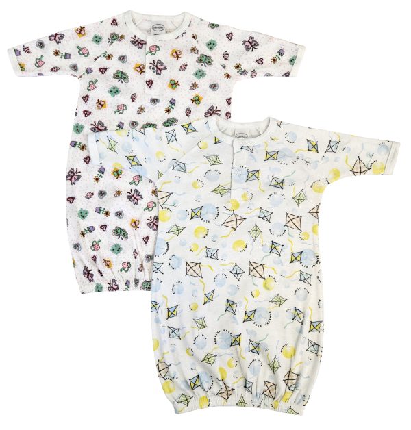 Newborn Baby Girl 2 Piece Gown Set Nc_0831