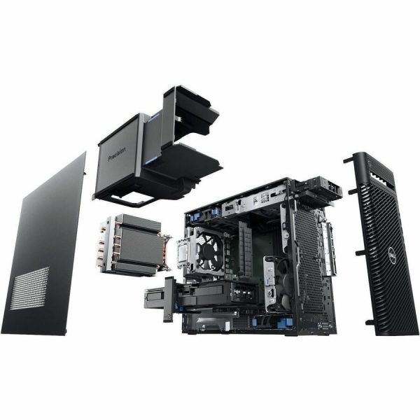 Dell Precision 3000 3680 Workstation - Core i7 14th Gen i7-14700 - vPro Technology - 16 GB - 512 GB SSD - Tower - Black - Image 6