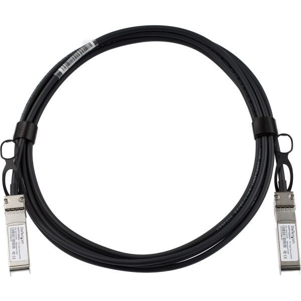 StarTech.com 3m SFP+ to SFP+ Direct Attach Cable for Juniper EX-SFP-10GE-DAC-3M - 10GbE SFP+ Copper DAC 10Gbps Passive Twinax - Image 2
