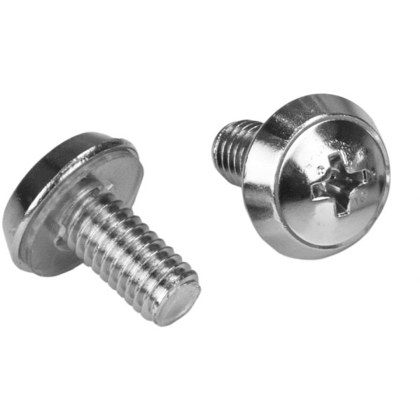 StarTech.com 100 Pkg M6 Mounting Screws and Cage Nuts for Server Rack Cabinet - Image 2