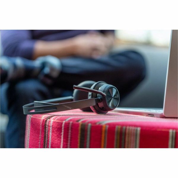 Poly Voyager Focus 2 Microsoft Teams Certified USBC-C Headset + USB-C/A Adapter - Image 2