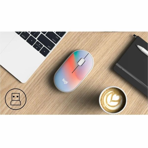 Logitech M340 Wireless Mouse with Limited Edition Prints, USB Receiver and Silent Clicks, Portable Wireless Mouse for Laptop, PC, Windows, Chrome, Surface, Sheer Dream - Image 7