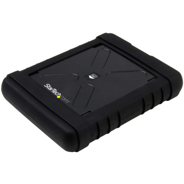StarTech.com 2.5" USB 3.0 Hard Drive Enclosure â€" Rugged â€" Supports UASP â€" Tool-Less â€" IP54 â€" SSD USB External HDD Enclsoure