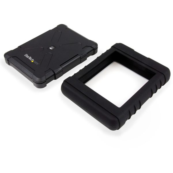StarTech.com 2.5" USB 3.0 Hard Drive Enclosure â€" Rugged â€" Supports UASP â€" Tool-Less â€" IP54 â€" SSD USB External HDD Enclsoure - Image 3
