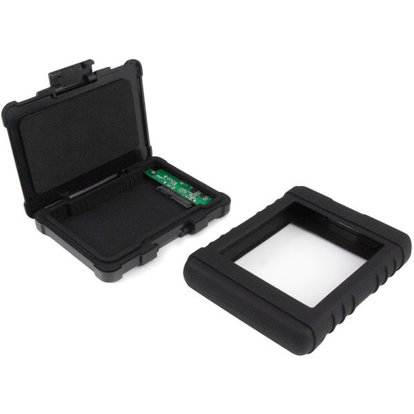 StarTech.com 2.5" USB 3.0 Hard Drive Enclosure â€" Rugged â€" Supports UASP â€" Tool-Less â€" IP54 â€" SSD USB External HDD Enclsoure - Image 4