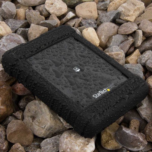 StarTech.com 2.5" USB 3.0 Hard Drive Enclosure â€" Rugged â€" Supports UASP â€" Tool-Less â€" IP54 â€" SSD USB External HDD Enclsoure - Image 5