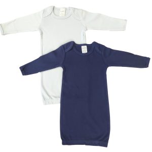 Newborn Baby Boy 2 Piece Gown Set Nc_0876