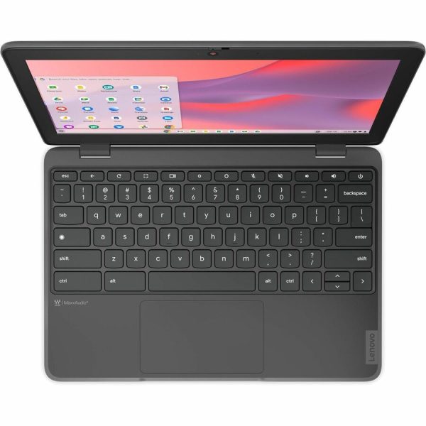 Lenovo 100e Chromebook Gen 4 83G80000US 11.6" Touchscreen Chromebook - HD - Intel N-Series N100 - 4 GB - 32 GB Flash Memory - English Keyboard - Graphite Gray - Image 2