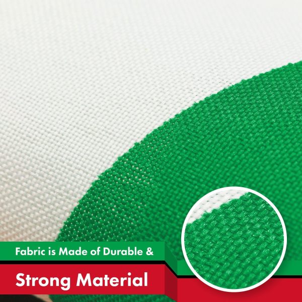 G128 2 Pack: Guyana Guyanese Flag | 3x5 Ft | LiteWeave Pro Series Printed 150D Polyester | Country Flag, Indoor/Outdoor, Vibrant Colors, Brass Grommets, Thicker and More Durable Than 100D 75D Polyester - Image 4
