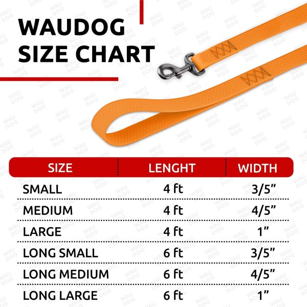 Waterproof Dog Leash 4 Ft   6 Ft   Anti Slip Dog Leash for Large Dogs Small and Medium Dogs   Heavy Duty Dog Leash with Water and Dirt Resistant   Long Or Short Dog Leashes for Boy & Girl Dogs - Image 3