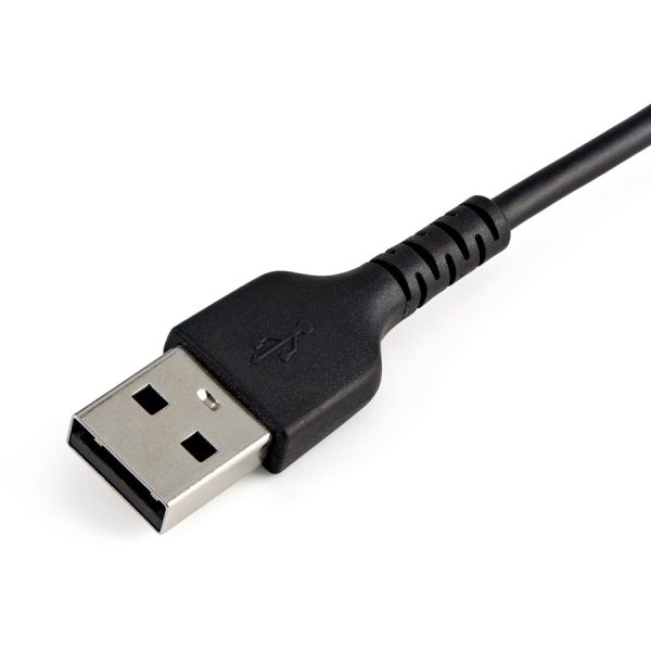 StarTech.com 12inch/30cm Durable Black USB-A to Lightning Cable, Rugged Heavy Duty Charging/Sync Cable for Apple iPhone/iPad MFi Certified - Image 4