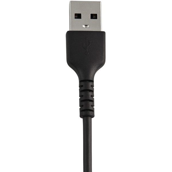 StarTech.com 12inch/30cm Durable Black USB-A to Lightning Cable, Rugged Heavy Duty Charging/Sync Cable for Apple iPhone/iPad MFi Certified - Image 6