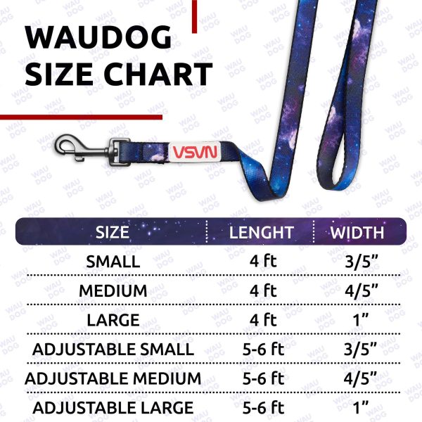 WAUDOG Nylon Dog Leash for Small Dogs and Medium Dogs 4 Ft   Strong Dog Leash for Large Dogs   Heavy Duty Dog Leashes for Large Breed Dogs & Puppy Leash for Small Boy & Girl Dogs - Image 3