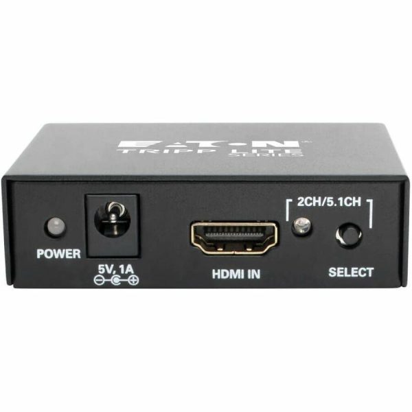 Eaton Tripp Lite Series 4K HDMI Audio De-Embedder/Extractor with TOSLINK, RCA and 3.5 mm Stereo Output, 5.1 Channel, HDCP, 4K 30Hz - Image 3