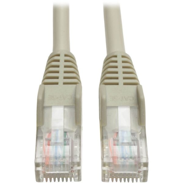 Eaton Tripp Lite Series Cat5e 350 MHz Snagless Molded (UTP) Ethernet Cable (RJ45 M/M), PoE - Gray, 10 ft. (3.05 m)