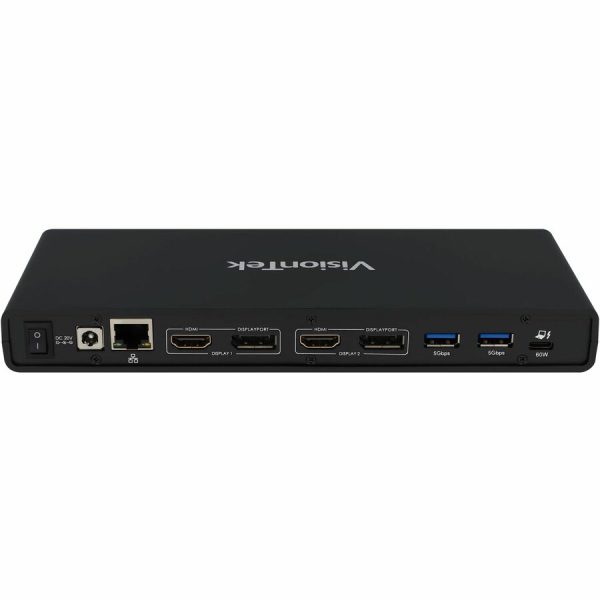 VisionTek VT4500 USB / USB-C Dual Monitor 4K Docking Station with 60W Power Delivery - Image 9