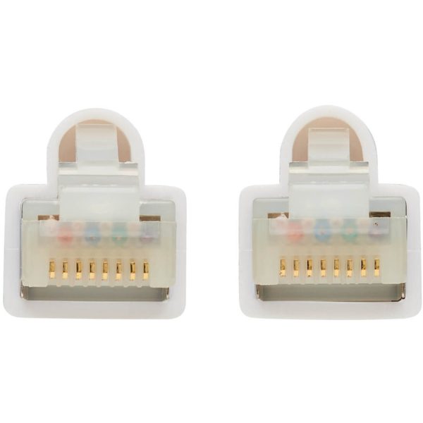 Eaton Tripp Lite Series Safe-IT Cat6a 10G Snagless Antibacterial S/FTP Ethernet Cable (RJ45 M/M), PoE, White, 10 ft. (3.05 m), TAA - Image 4