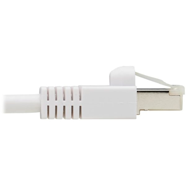 Eaton Tripp Lite Series Safe-IT Cat6a 10G Snagless Antibacterial S/FTP Ethernet Cable (RJ45 M/M), PoE, White, 10 ft. (3.05 m), TAA - Image 5