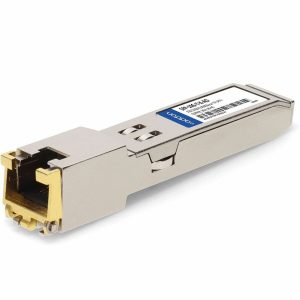 Cisco® SFP-10G-T-X Compatible TAA 100/1000/10000Base-TX SFP+ Transceiver (Copper, 30m, RJ-45, -5 to 85C)