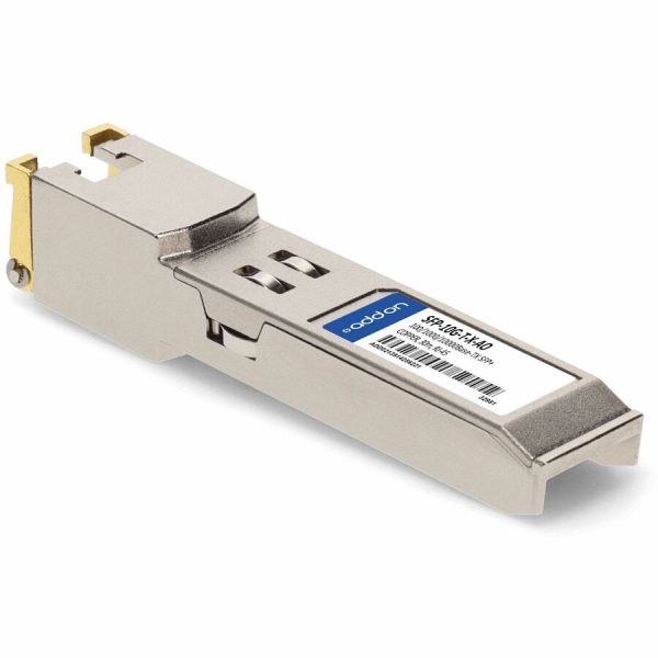 Cisco® SFP-10G-T-X Compatible TAA 100/1000/10000Base-TX SFP+ Transceiver (Copper, 30m, RJ-45, -5 to 85C) - Image 3