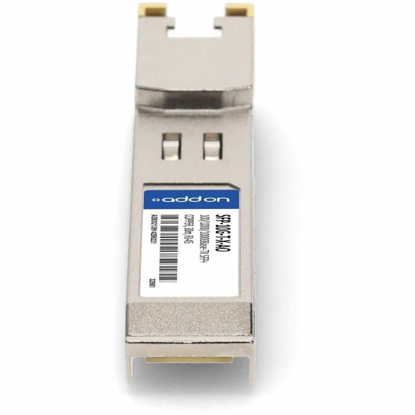 Cisco® SFP-10G-T-X Compatible TAA 100/1000/10000Base-TX SFP+ Transceiver (Copper, 30m, RJ-45, -5 to 85C) - Image 4