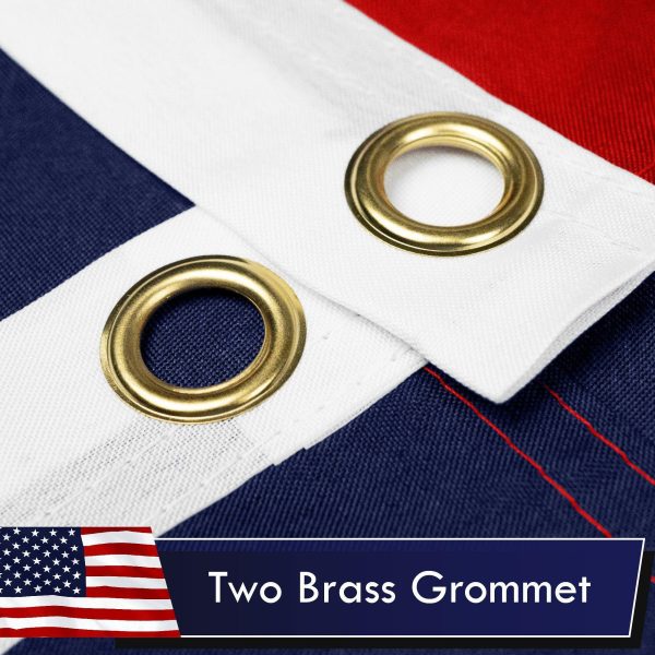 USA American Flag 3x5 Ft 2-Pack Printed Polyester By G128 - Image 2